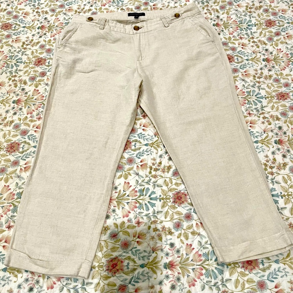 Banana Republic Linen Capri
